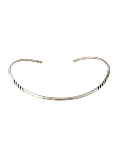 Pre-owned David Yurman Collar Necklace, 17.5" In Multi