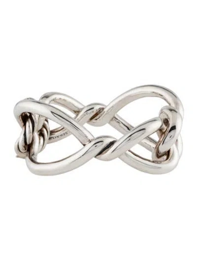 Pre-owned David Yurman Continuance Bold Twisted Bracelet, 6.25" In Multi