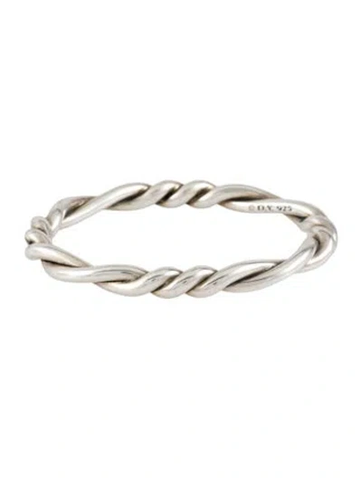 Pre-owned David Yurman Continuance Center Twist Bracelet, 6.25" In Multi