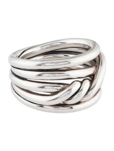 Pre-owned David Yurman Continuance Ring In Multi