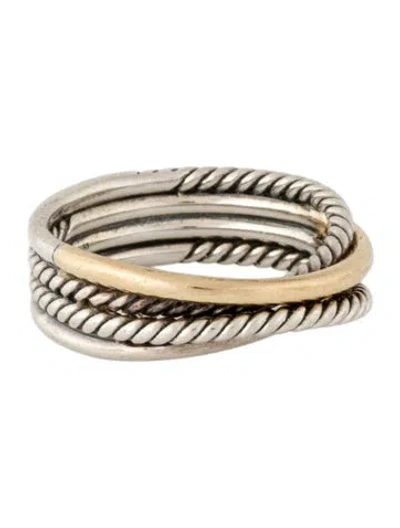 Pre-owned David Yurman Crossover Band In Multi