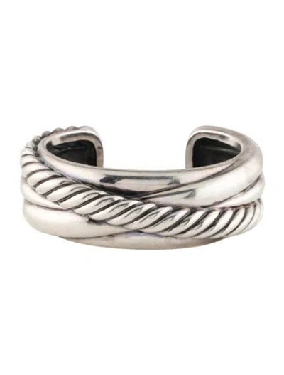 Pre-owned David Yurman Crossover Cuff, 5.75" In Multi