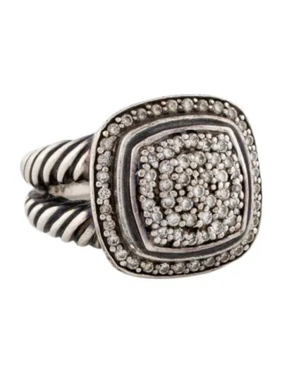 Pre-owned David Yurman Diamond Albion Ring In Multi