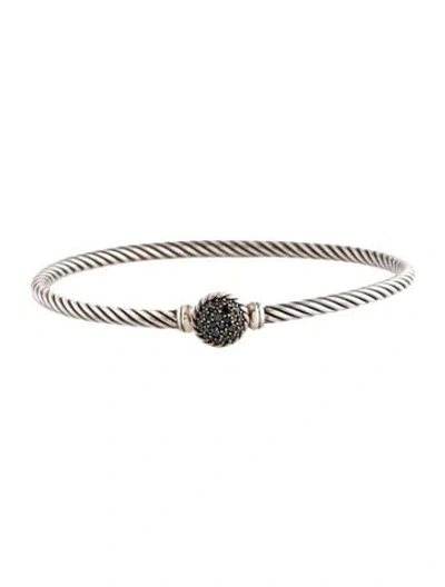 Pre-owned David Yurman Diamond Chatelaine Bracelet, 6.5" In Multicolor