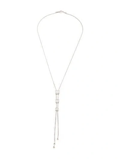 Pre-owned David Yurman Diamond Châtelaine Y Necklace, 25" In Multi