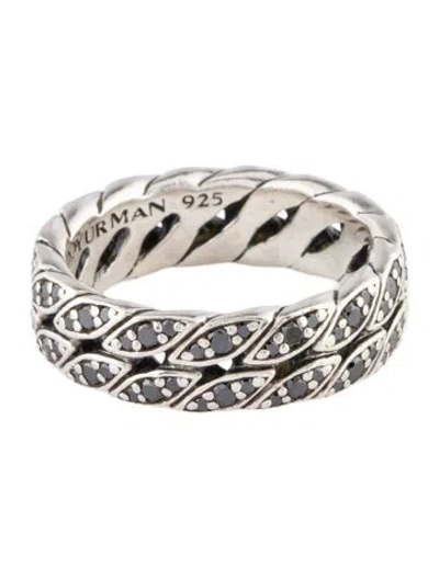 Pre-owned David Yurman Diamond Curb Chain Band In Multi