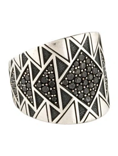 Pre-owned David Yurman Diamond Frontier Ring In Multi
