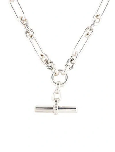 Pre-owned David Yurman Diamond Lexington Chain Necklace, 21" In Multi
