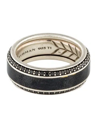 Pre-owned David Yurman Diamond Streamline Beveled Band In Multi