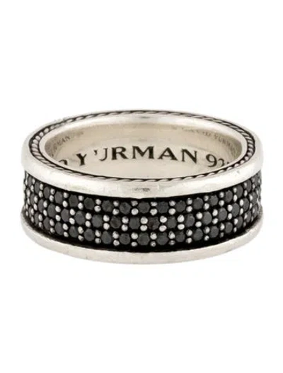 Pre-owned David Yurman Diamond Streamline Three Row Band In Multi