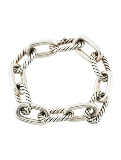 Pre-owned David Yurman Dy Madison® Chain Bracelet, 5.25" In Multi