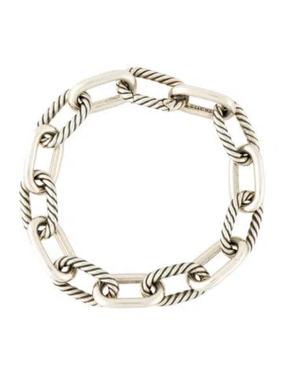 Pre-owned David Yurman Dy Madison® Chain Bracelet, 6.25" In Multi