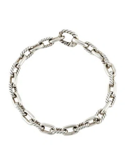 Pre-owned David Yurman Dy Madison® Chain Bracelet, 6.25" In Multi