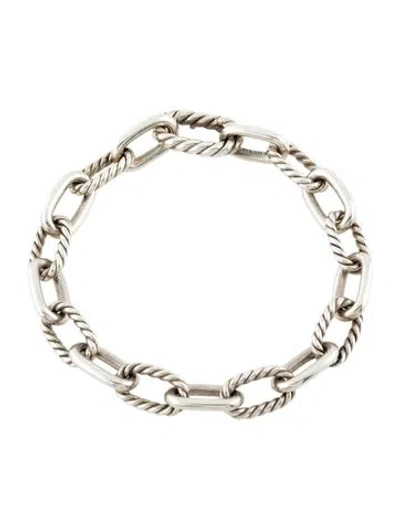 Pre-owned David Yurman Dy Madison® Chain Bracelet, 6.75" In Multi