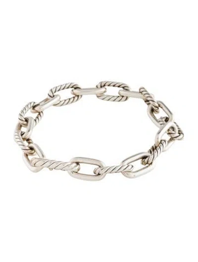 Pre-owned David Yurman Dy Madison® Chain Link Bracelet, 6.5" In Multi