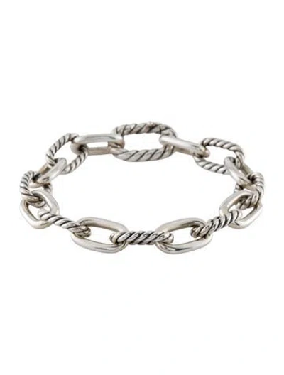 Pre-owned David Yurman Dy Madison Link Bracelet, 5.75" In Multi