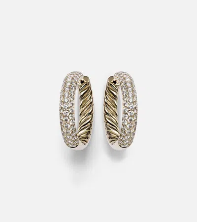 David Yurman Ohrringe Dy Mercer Aus 18kt Gelbgold Mit Diamanten In Gold