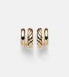 David Yurman Dy Mercer 18kt Gold Huggies In Gold
