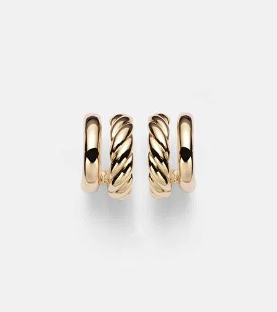 David Yurman Dy Mercer 18kt Gold Huggies