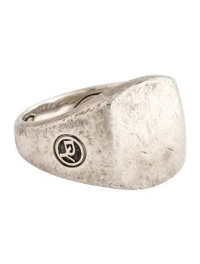 Pre-owned David Yurman Dy Pinky Ring In Multicolor