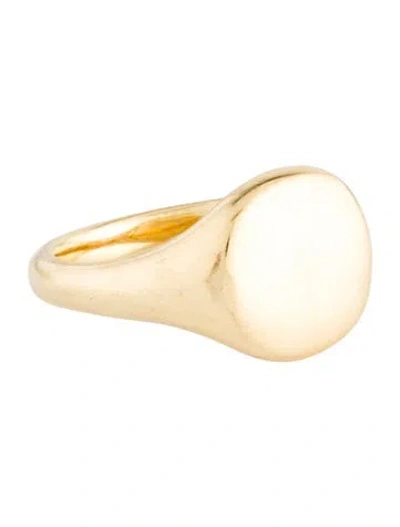 Pre-owned David Yurman Dy Pinky Signet Ring In Multi