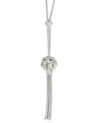 DAVID YURMAN DAVID YURMAN ELEMENTS SILVER 2.80 CT. TW. DIAMOND NECKLACE (AUTHENTIC PRE-LOVED)