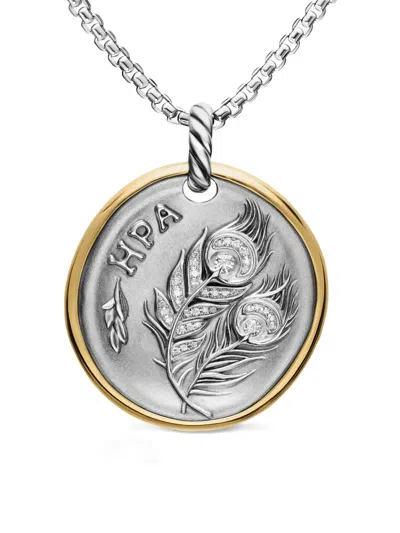 David Yurman Hera Medallion Amulet In Multi