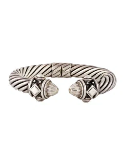 Pre-owned David Yurman Hinged Renaissance Cuff, 6" In Multi