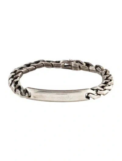 Pre-owned David Yurman Id Bracelet, 7.25" In Multi