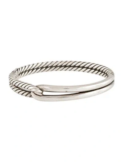 Pre-owned David Yurman Labyrinth Single-loop Bracelet, 6.25" In Multi