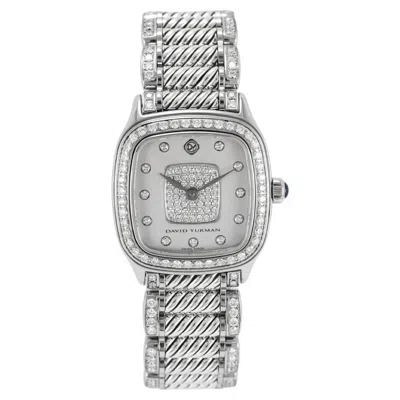 Pre-owned David Yurman Ladies  Thoroughbred 31mm T304-xsst Diamond Steel Quartz Watch In Multiple