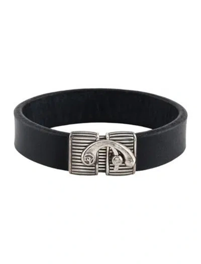 Pre-owned David Yurman Leather Royal Cord Bracelet, 7.5" In Multicolor