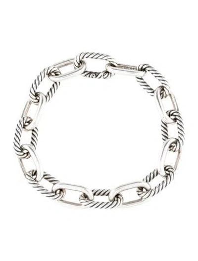 Pre-owned David Yurman Madison Chain Bracelet, 7.5" In Multicolor