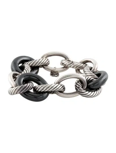 Pre-owned David Yurman Madison Chain Link Bracelet, 6.5" In Multi