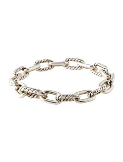 Pre-owned David Yurman Madison Chain Link Bracelet, 6.5" In Multi