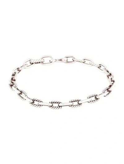 Pre-owned David Yurman Madison Chain Link Bracelet, 7.75" In Multicolor