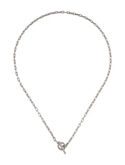 Pre-owned David Yurman Madison Diamond Toggle Madison Link Chain, 19" In Multi