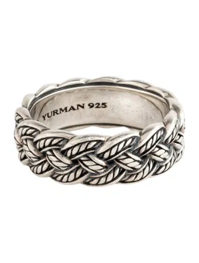 Pre-owned David Yurman Maritime Woven Band In Multicolor
