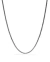 David Yurman Medium Box Chain 3.6mm, 20 In Silver