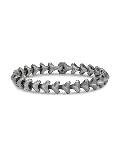 David Yurman Men's Armory Link Bracelet In Anthracite Titanium, 9.5mm In Metallic