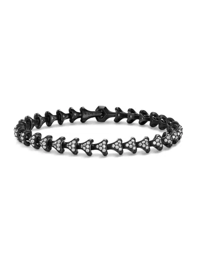 David Yurman Men's Armory Link Bracelet In Black Titanium