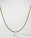 David Yurman Men's Box Chain Necklace In 18k Gold, 1.7mm, 22"l