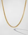 David Yurman Men's Box Chain Necklace In 18k Gold, 2.7m, 26"l