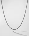 David Yurman Men's Box Chain Necklace In Silver, 1.7mm, 24"l