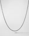 David Yurman Men's Box Chain Necklace In Silver, 2.7mm, 26"l