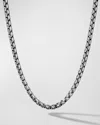 David Yurman Men's Box Chain Necklace In Silver, 3.6mm, 24"l