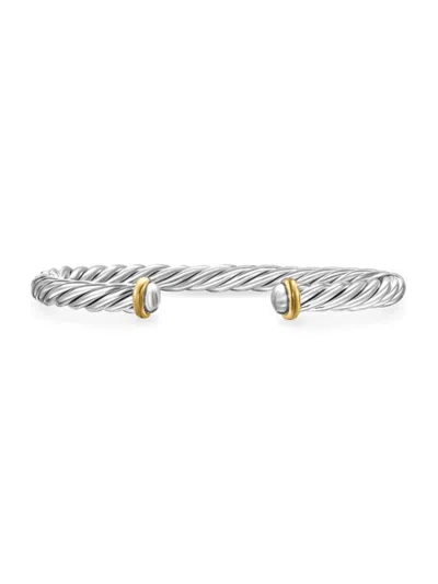 David Yurman Men's Cable Cuff Bracelet In Sterling Silver