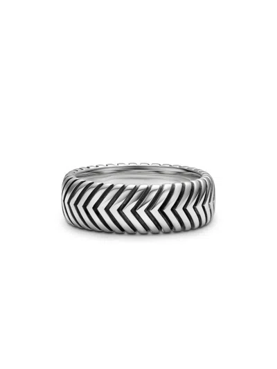 David Yurman Chevron Sterling Silver Ring
