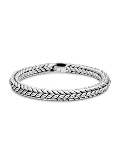 David Yurman Men's Chevron Bead Bracelet In Sterling Silver, 8mm
