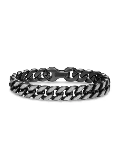 David Yurman Men's Curb Chain Bracelet In Black Titanium